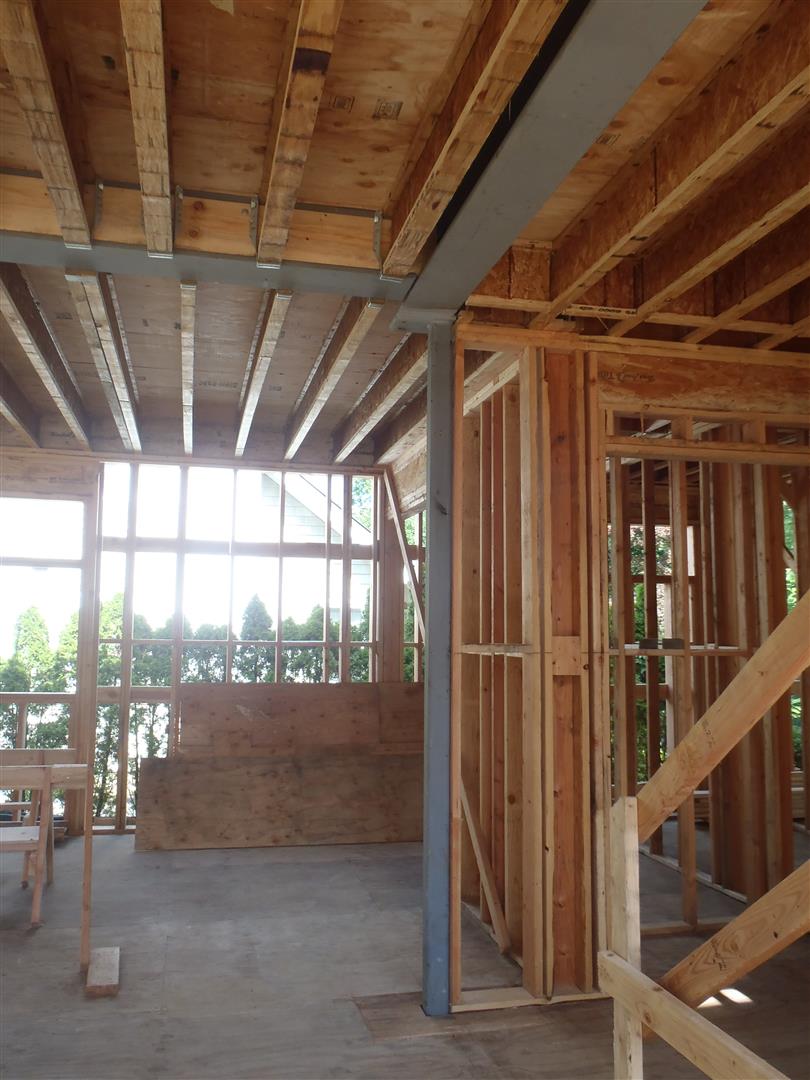 2015-06-26 Steel was used to create an open floor plan